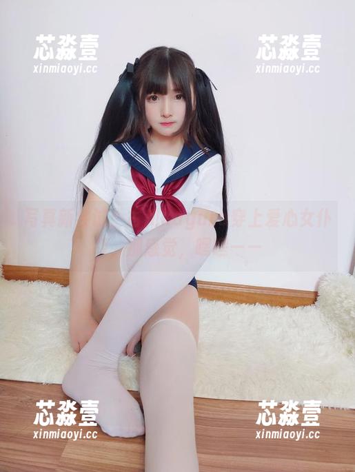 写真新尝试：古川kagura穿上爱心女仆装，那感觉，嘿嘿——